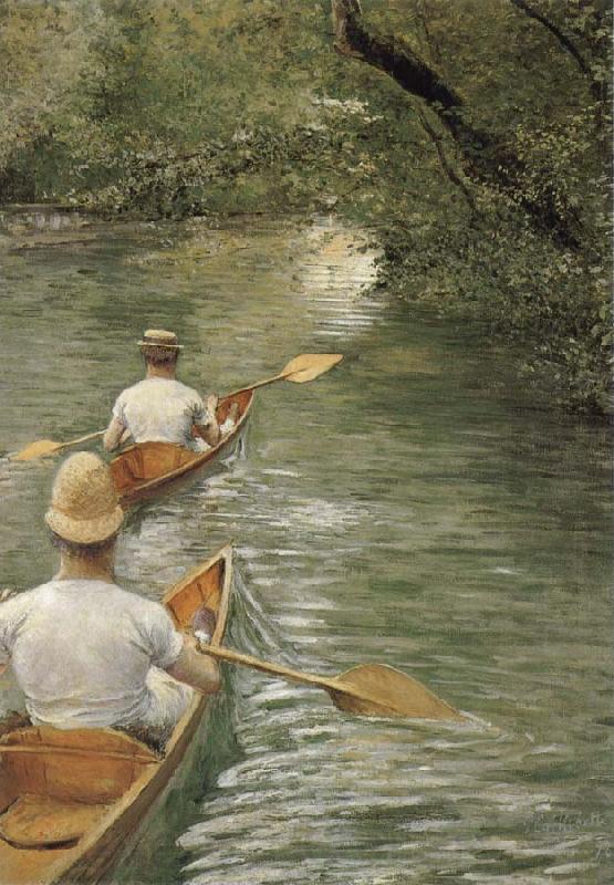 Gustave Caillebotte Racing boat